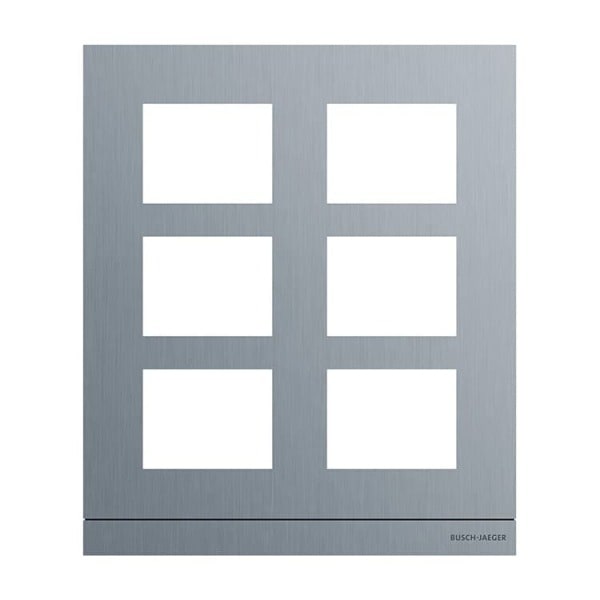 BUSCH-JAEGER - Frontplatte Audio 2/3 edelstahl - Busch-Welcome 2-Draht