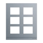 BUSCH-JAEGER - Frontplatte Audio 2/3 edelstahl - Busch-Welcome 2-Draht