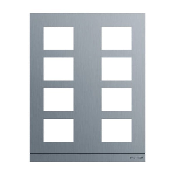 BUSCH-JAEGER - Frontplatte Audio 2/4 edelstahl - Busch-Welcome 2-Draht