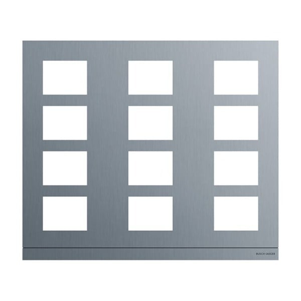 BUSCH-JAEGER - Frontplatte Audio 3/4 edelstahl - Busch-Welcome 2-Draht