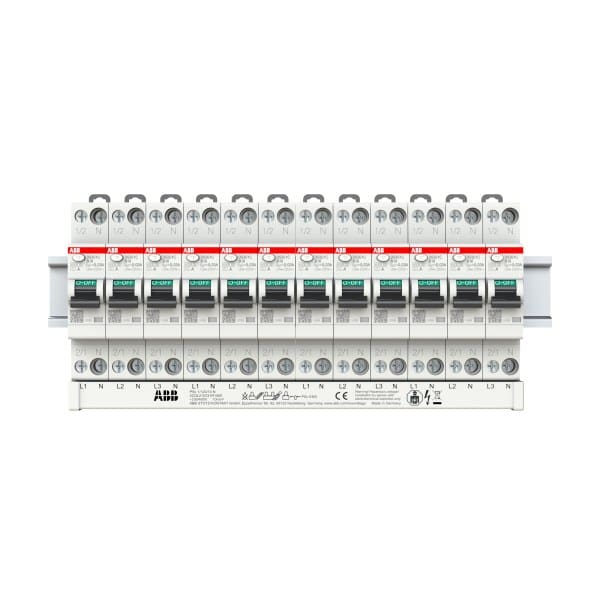 ABB - FI/LS Schmalbau Typ A 1+N-polig Charakteristik B Bemessungsstrom 6A 30mA 6kA