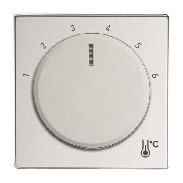 BUSCH-JAEGER - Zentralscheibe mit Skala 1..6 für Temperaturregler Drehknopf alusilber-Plattform 63