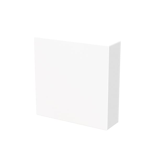 BUSCH-JAEGER - Zwischenring mit Klappdeckel TAE-Einsätze 50 x 50mm studioweiß matt - art linear