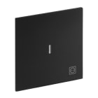 BUSCH-JAEGER - Wippe mit Aufdruck Steckdose mit transparenter Kalotte schwarz matt - art linear
