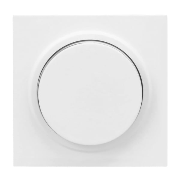 BUSCH-JAEGER - Zentralscheibe für Dimmer Drehknopf mit Glimmlampe studioweiß matt - art linear