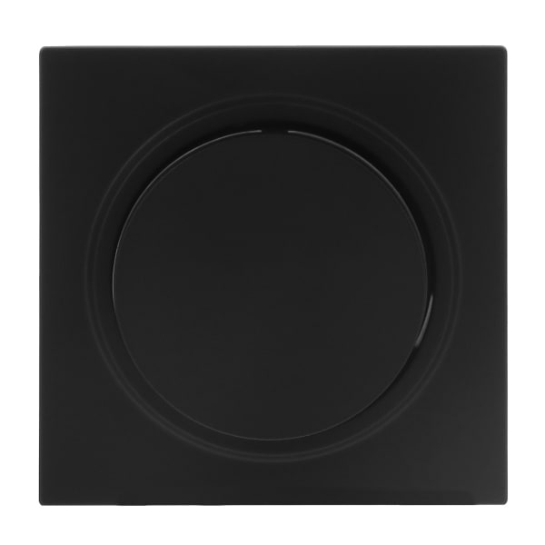 BUSCH-JAEGER - Zentralscheibe für Dimmer Drehknopf mit Glimmlampe schwarz matt - art linear
