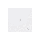 BUSCH-JAEGER - Wippe mit Aufdruck Klingel mit transparenter Kalotte studiow matt - art linear