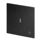 BUSCH-JAEGER - Wippe mit Aufdruck Licht mit transparenter Kalotte schwarz matt - art linear
