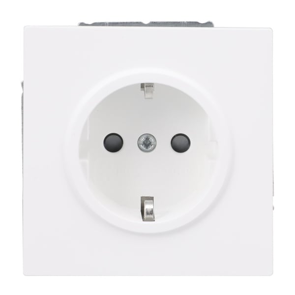 BUSCH-JAEGER - SCHUKO Steckdosen-Einsatz Safety+ studioweiß matt - art linear