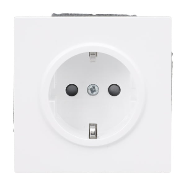 BUSCH-JAEGER - SCHUKO Steckdosen-Einsatz Safety+ studioweiß - art linear
