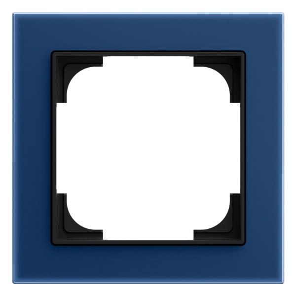 BUSCH-JAEGER - Abdeckrahmen 1-fach blauglas - Busch-art linear