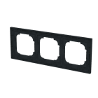 BUSCH-JAEGER - Abdeckrahmen 3-fach schwarz matt - Busch-art linear
