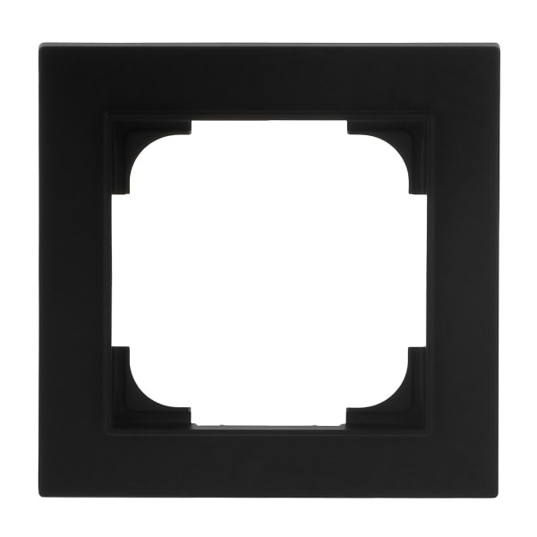 BUSCH-JAEGER - Abdeckrahmen 1-fach schwarz matt - Busch-art linear