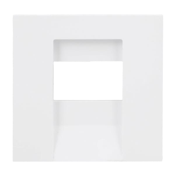 BUSCH-JAEGER - Zentralscheibe für Multimedia (TAE) 1-fach studioweiß - art linear