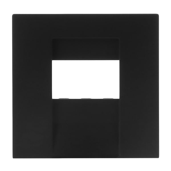 BUSCH-JAEGER - Zentralscheibe für Multimedia (TAE) 1-fach schwarz matt - art linear