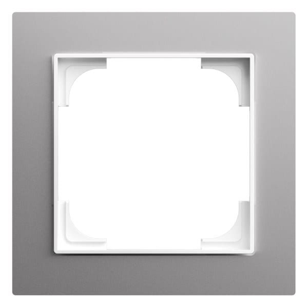 BUSCH-JAEGER - Abdeckrahmen 1-fach alusilber - Busch-art linear