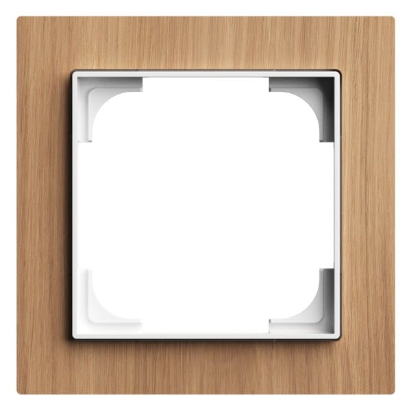 BUSCH-JAEGER - Abdeckrahmen 1-fach Holz Eiche - Busch-art linear