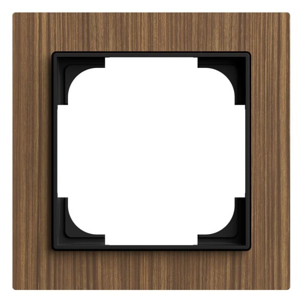 BUSCH-JAEGER - Abdeckrahmen 1-fach Holz Walnuss - Busch-art linear