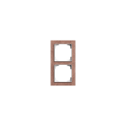 BUSCH-JAEGER - Abdeckrahmen 2-fach Schiefer Terra Rosso - Busch-art linear