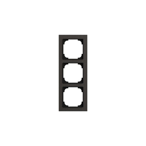 BUSCH-JAEGER - Abdeckrahmen 3-fach papierschwarz - Busch-art linear