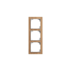 BUSCH-JAEGER - Abdeckrahmen 3-fach Holz Eiche - Busch-art linear
