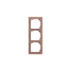BUSCH-JAEGER - Abdeckrahmen 3-fach Schiefer Terra Rosso - Busch-art linear