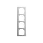 BUSCH-JAEGER - Abdeckrahmen 4-fach alusilber - Busch-art linear