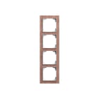 BUSCH-JAEGER - Abdeckrahmen 4-fach Schiefer Terra Rosso - Busch-art linear
