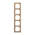 BUSCH-JAEGER - Abdeckrahmen 5-fach Holz Eiche - Busch-art linear