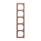 BUSCH-JAEGER - Abdeckrahmen 5-fach Schiefer Terra Rosso - Busch-art linear