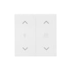 BUSCH-JAEGER - Abdeckung 2-fach für Trevion Keypad/Symbol Dimmen/Jalousie alpinweiß balance SI