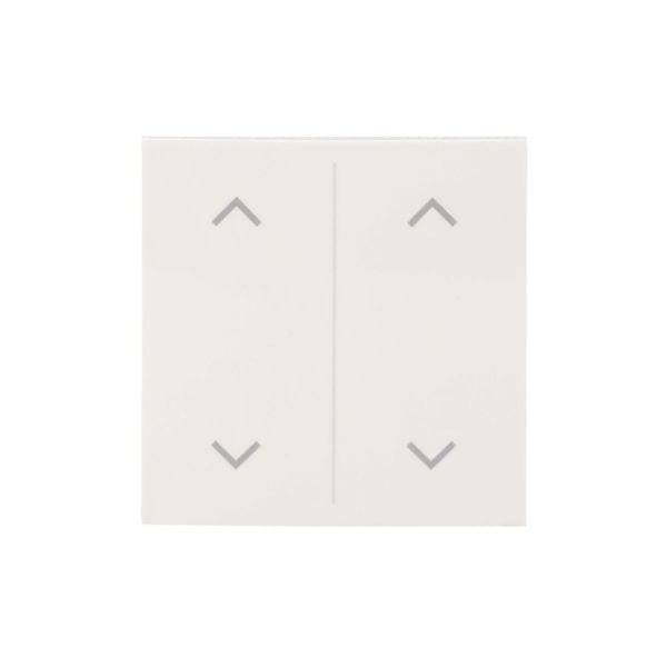 BUSCH-JAEGER - Abdeckung 2-fach für Trevion Keypad / Symbol Pfeile alpinweiß - balance SI