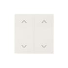 BUSCH-JAEGER - Abdeckung 2-fach für Trevion Keypad / Symbol Pfeile alpinweiß - balance SI