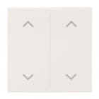 BUSCH-JAEGER - Abdeckung 2-fach für Trevion Keypad / Symbol Pfeile alpinweiß - balance SI