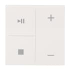 BUSCH-JAEGER - Abdeckung 4-fach für Trevion Keypad / Symbolik Musik alpinweiß - balance SI