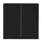 BUSCH-JAEGER - Abdeckung für Trevion-Keypad 1- bis 4-fach schwarz matt - Plattform 63