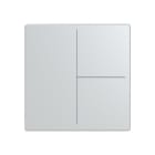 BUSCH-JAEGER - Abdeckung für Trevion-Keypad 1- bis 4-fach alusilber - Plattform 63