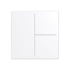BUSCH-JAEGER - Abdeckung für Trevion-Keypad 1- bis 4-fach studioweiß - Plattform 63