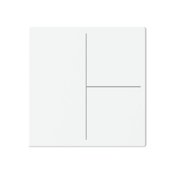 BUSCH-JAEGER - Abdeckung für Trevion-Keypad 1- bis 4-fach studioweiß matt - Plattform 63