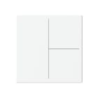 BUSCH-JAEGER - Abdeckung für Trevion-Keypad 1- bis 4-fach studioweiß matt - Plattform 63