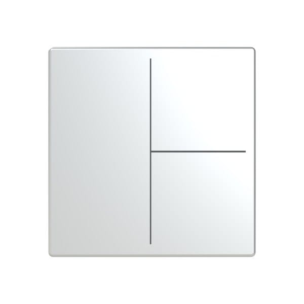 BUSCH-JAEGER - Abdeckung für Trevion-Keypad 1- bis 4-fach edelstahl - pur edelstahl