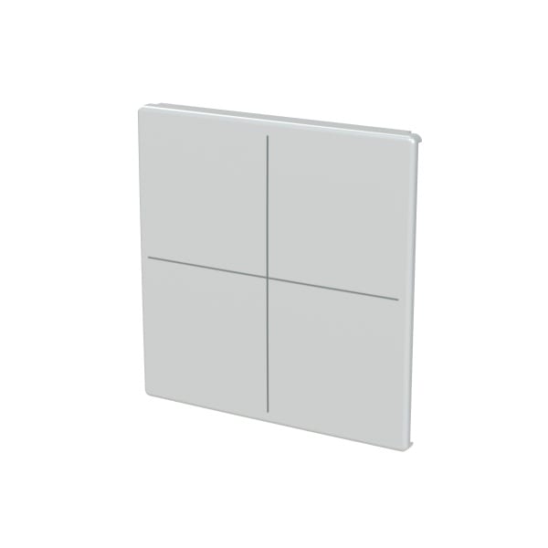 BUSCH-JAEGER - Abdeckung für Trevion-Keypad 1- bis 4-fach alusilber - Plattform 63
