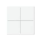 BUSCH-JAEGER - Abdeckung für Trevion-Keypad 1- bis 4-fach studioweiß matt - Plattform 63