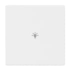 BUSCH-JAEGER - Abdeckung 1-fach für Trevion Keypad / Symbol Licht studioweiß matt- Plattform 63