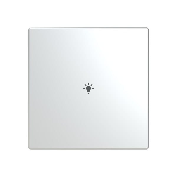 BUSCH-JAEGER - Abdeckung 1-fach für Trevion Keypad / Symbol Licht edelstahl - pur edelstahl