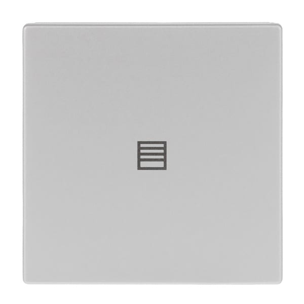 BUSCH-JAEGER - Abdeckung 1-fach für Trevion Keypad / Symbol Jalousie alusilber - Plattform 63