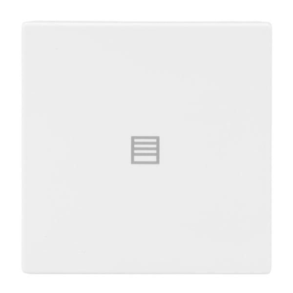 BUSCH-JAEGER - Abdeckung 1-fach für Trevion Keypad / Symbol Jalousie studioweiß - Plattform 63