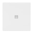 BUSCH-JAEGER - Abdeckung 1-fach für Trevion Keypad / Symbol Jalousie studioweiß - Plattform 63