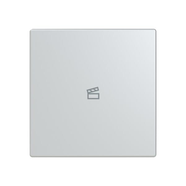 BUSCH-JAEGER - Abdeckung 1-fach für Trevion Keypad / Symbol Szene alusilber - Plattform 63