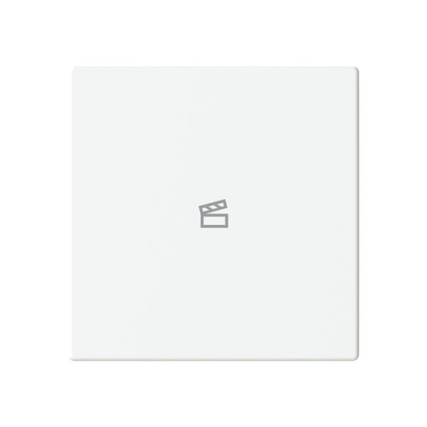 BUSCH-JAEGER - Abdeckung 1-fach für Trevion Keypad / Symbol Szene studioweiß matt- Plattform 63